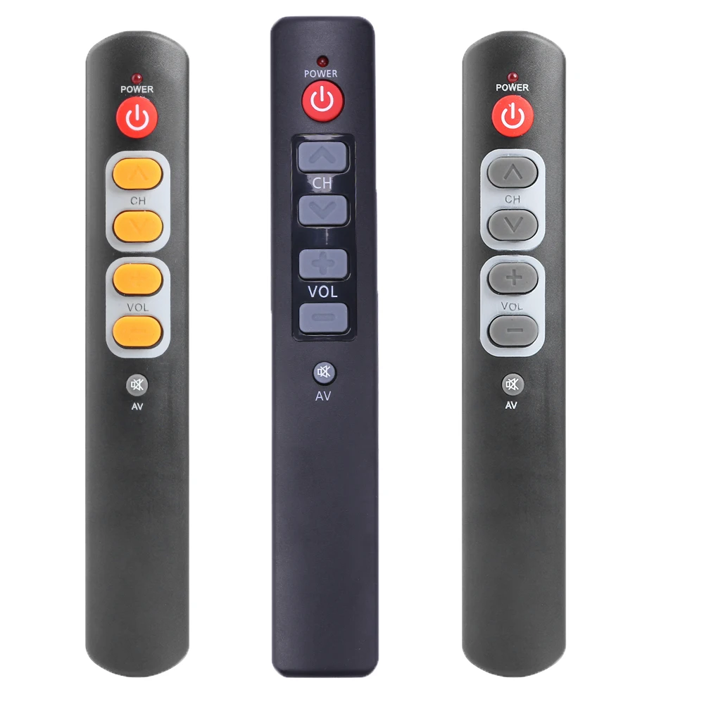 Copia de Control remoto IR para TV STB DVD VCR Universal 6 botones grandes Control remoto de aprendizaje accesorios electrónicos para el hogar inteligente
