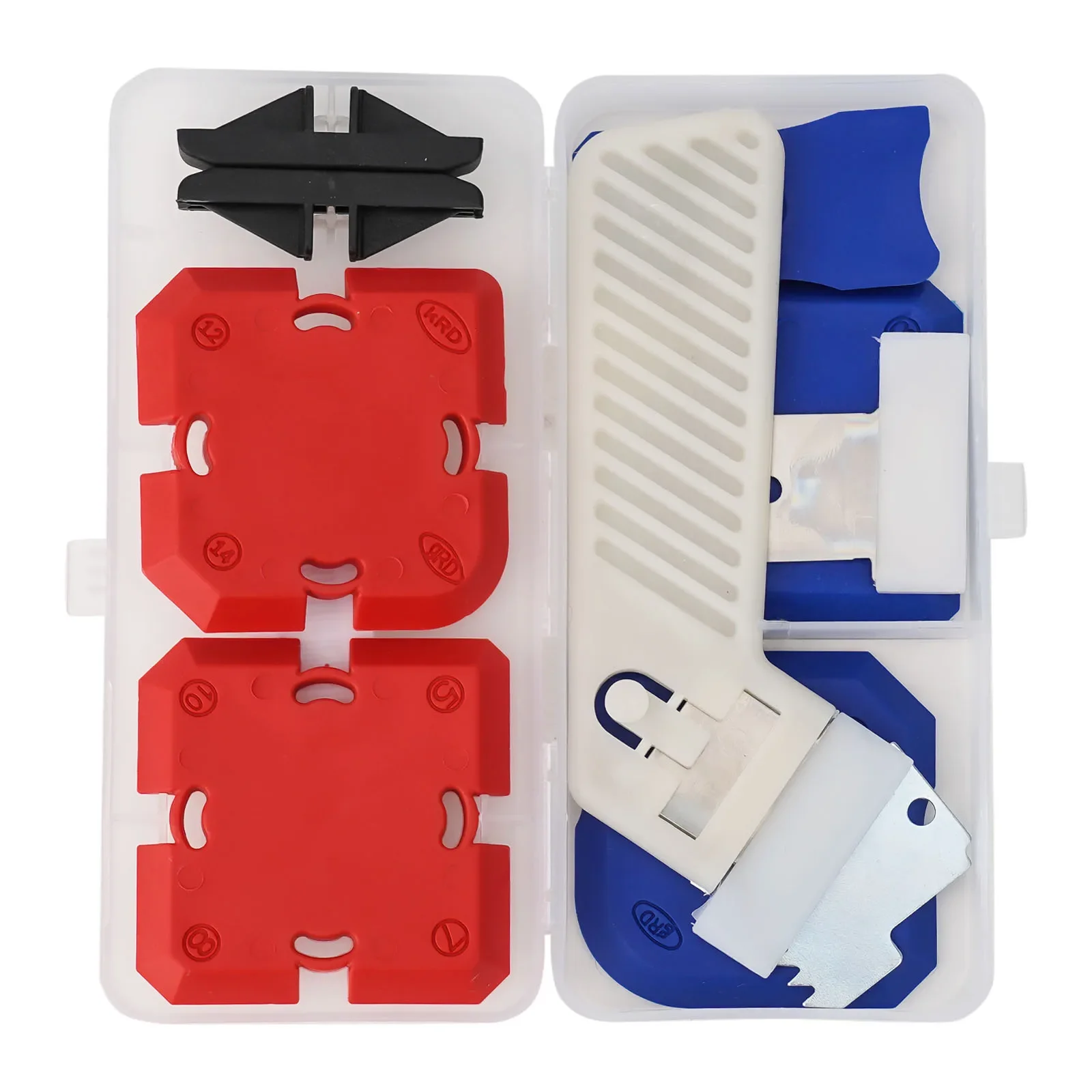 Kit de perfil de silicona, raspador de eliminación de calafateo, aplicación sin esfuerzo, desorden, acabado perfecto en cualquier, 11 Uds.