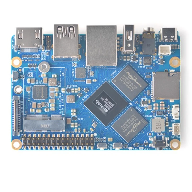 Placa de desarrollo NanoPi M6 RK3588S con máximo 32G RAM LPDDR5 SSD WIFI EMMC expansión Gigabit Ethernet Debian Ubuntu código abierto