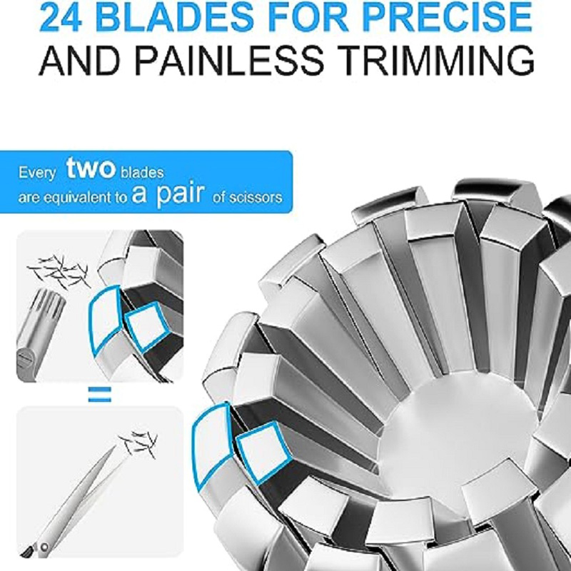 남성용 1 세트 코 헤어 트리머 코 헤어 면도기에 적합한 스테인레스 스틸 수동 면도기 빨 수있는 휴대용 코 헤어 트리머