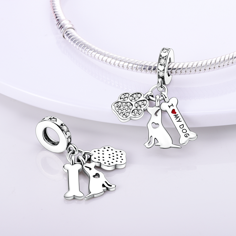 Conjunto de cuentas de flores para cámara de moda, pulsera Original de 3mm, joyería DIY para mujer, fabricación de regalos, superventas, 2024, 925