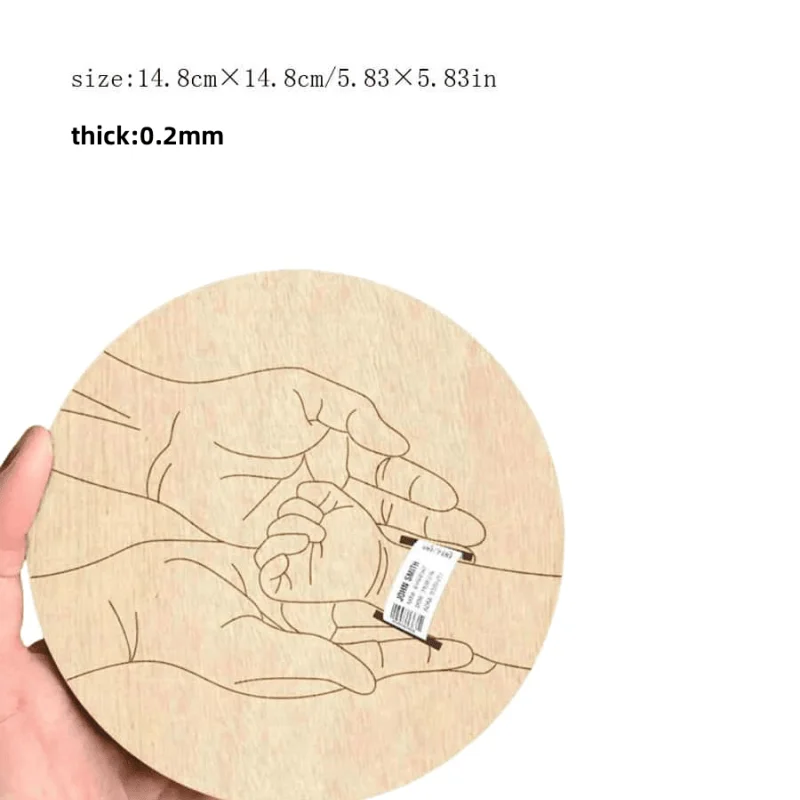 โรงพยาบาลทารกแรกเกิดแกะสลัก Keepsake ผู้ถือส่วนบุคคลของขวัญเด็กอนุสรณ์การตั้งครรภ์สายรัดข้อมือสําหรับวันแม่และวันพ่อ