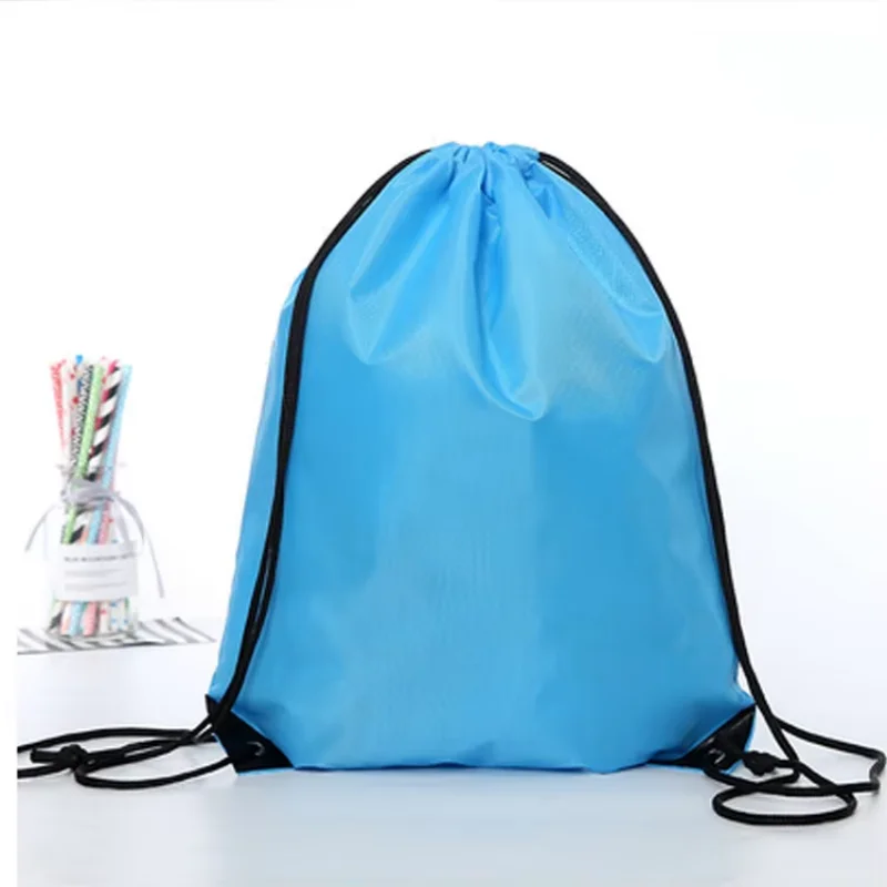 Mochila de almacenamiento para gimnasio, elegante y duradera, con bolsillo de nailon Oxford y bolso organizador de doble hombro, 1 ud.
