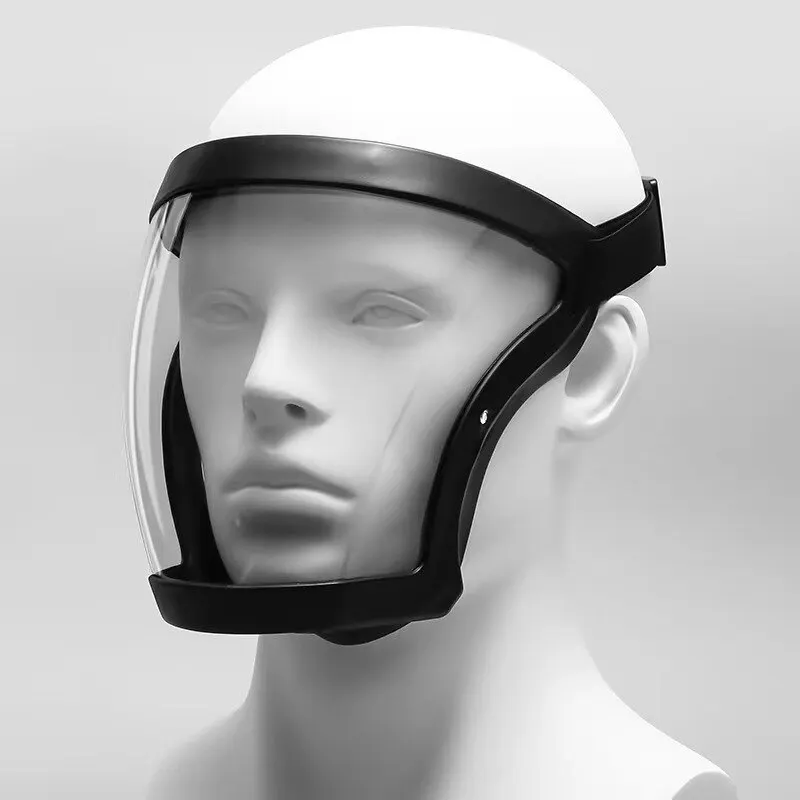 Máscara transparente antipolvo y antiniebla, gafas de soldadura sin niebla de alta definición, protección facial completa montada en la cabeza