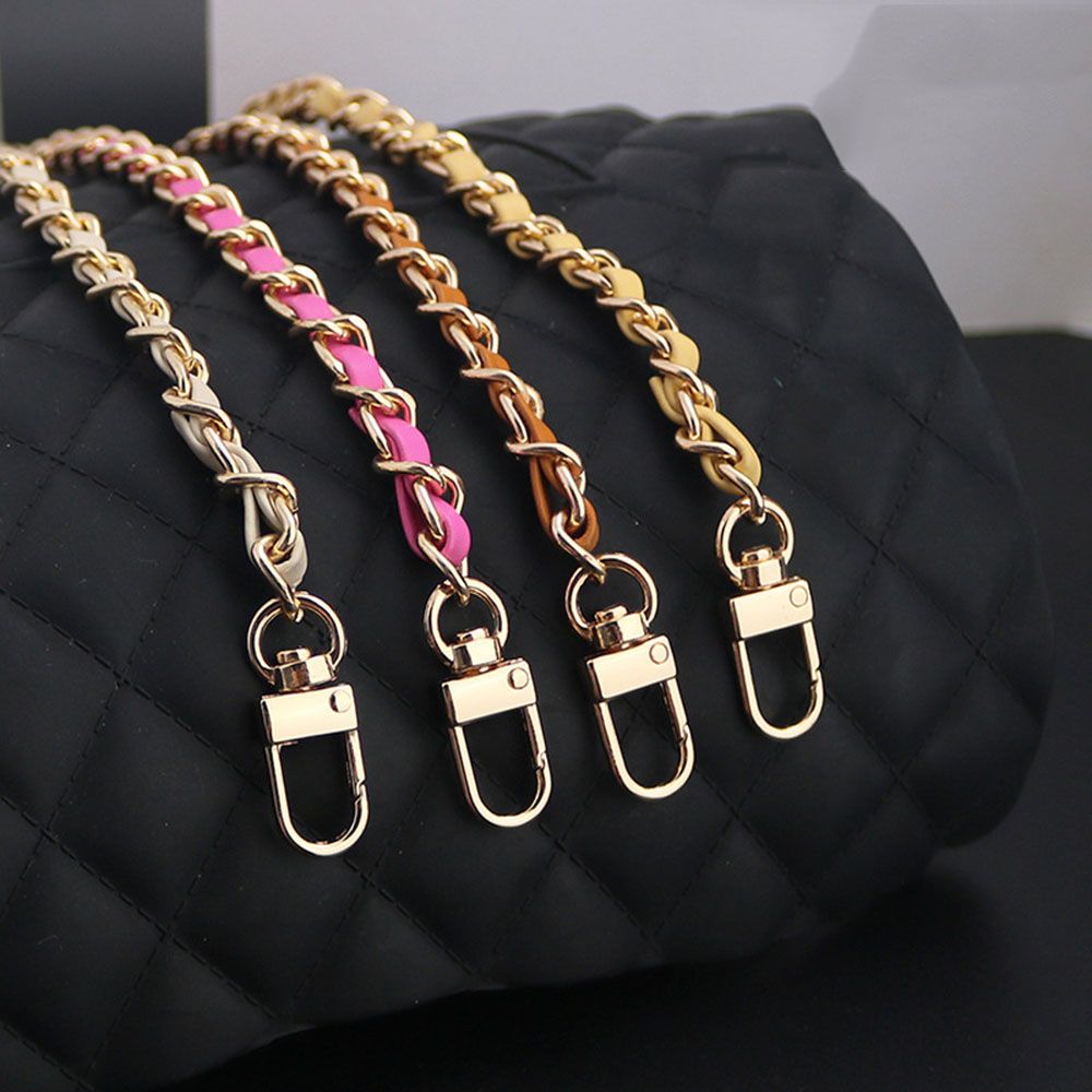 120CM PU cuero + Metal mujer correa de cuero cadena bolso de hombro correa para mujer bolso de moda bolso cruzado