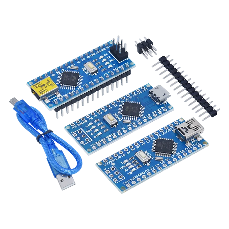 Mini / Type-C / Micro USB Nano 3.0 With the bootloader compatible Nano controller for Frduino CH340 USB driver 16Mhz ATMEGA328P