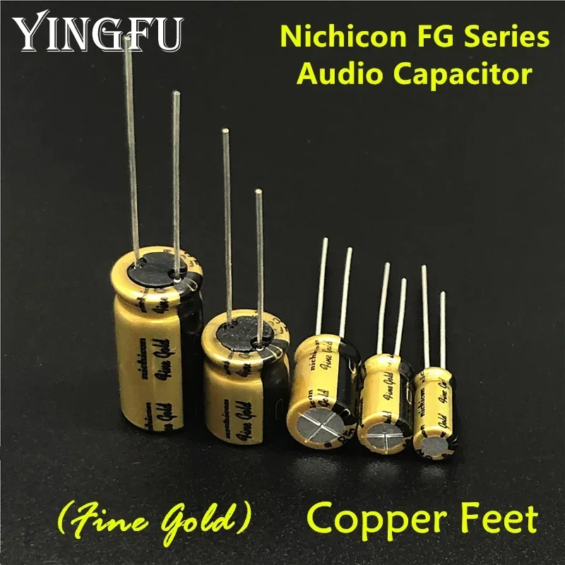 5 шт./лот серии NICHICON FG (тонкое золото) 6,3 В ~ 100 В/0,1 мкФ ~ 470 мкФ доступный HIFI аудио конденсатор для аудиооборудования