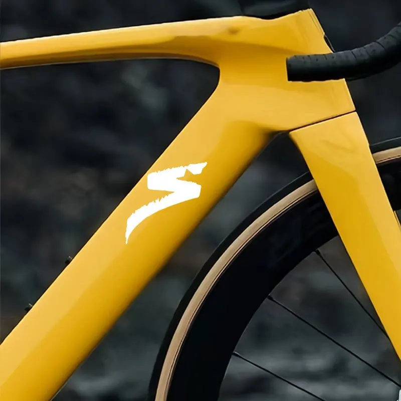 1PC 専門雷ロードバイクステッカー MTB 自転車トップチューブフレーム防水装飾修理された日焼け止め屋外デカール