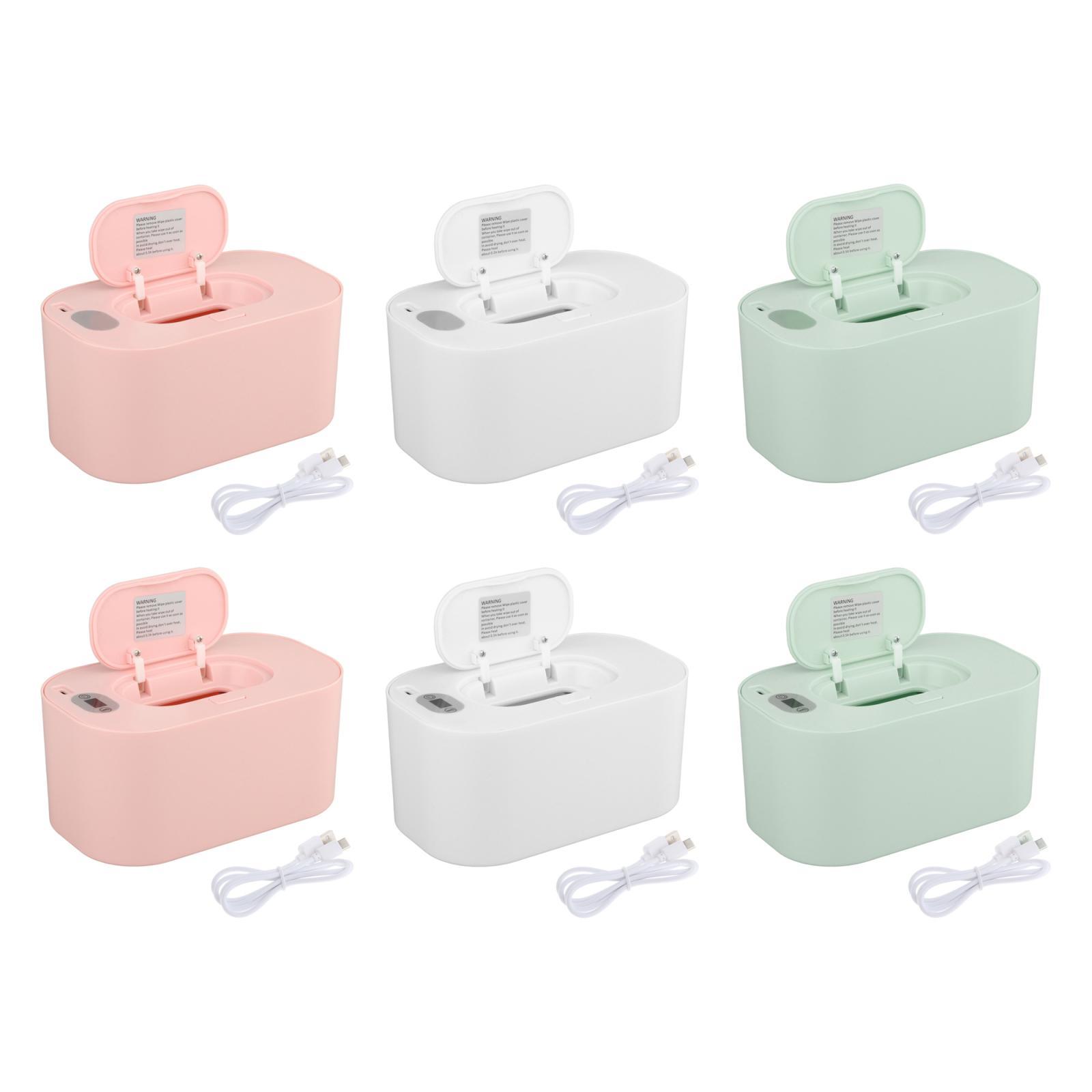 Wet Wipe portátil Warmer Aquecimento Rápido Sistema de Display LED de Grande Capacidade Aquecido Wipe Dispenser para Viajar de Carro Familiar