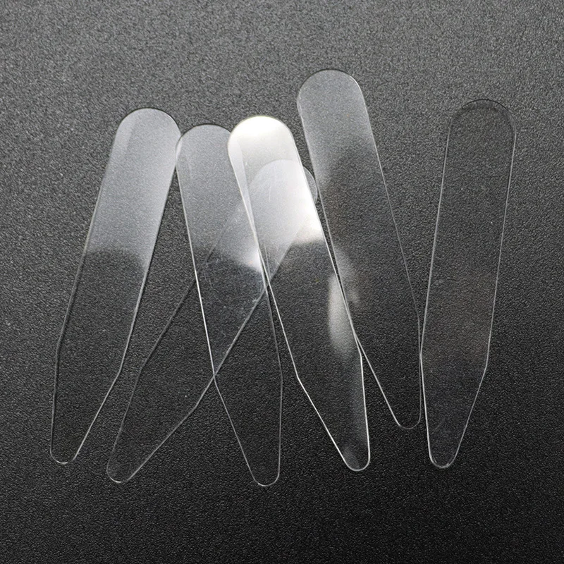 Plastic Transparent Shirt Collar Support Corner Piece