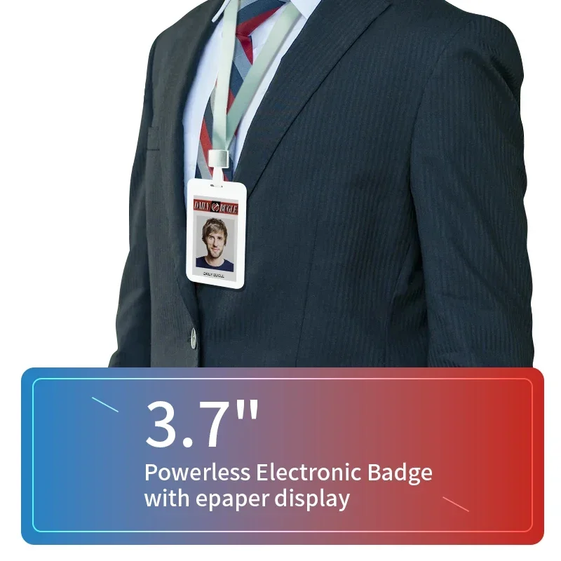 Eink Epaper Badge Exhibition Participation Pass Employee badge Powerless Digital NFC Display IC Card Name Tag