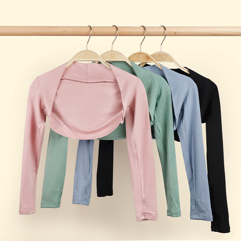 Meisjes Kinderen Dans Tops Ballet Dans Cropped Tops Moderne Klassieke Dans Jassen Lange Mouw Vrouwen Tiener Ballet Dans Outfits