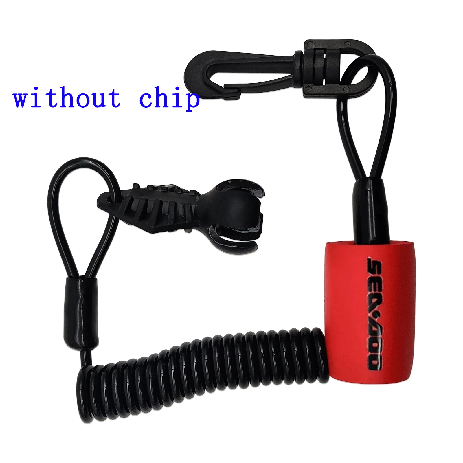 Cordão de segurança para Seadoo, Spark Clip-On Tether, Chave Flutuante para 278002843, 278003410