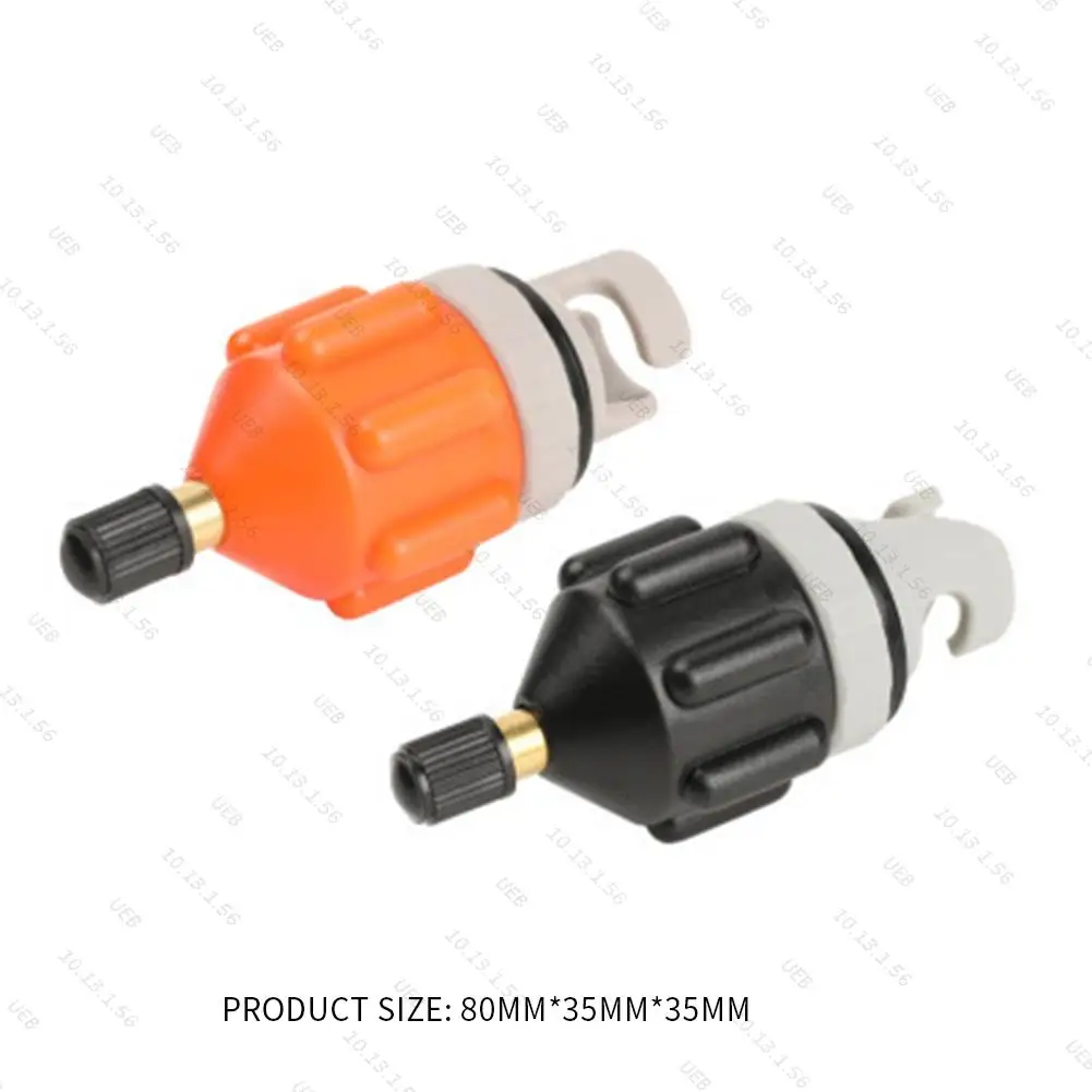 Adaptador de válvula de ar com bicos, conector de bomba de válvula de ar, cabeça de conversão para barco inflável, cama de remo