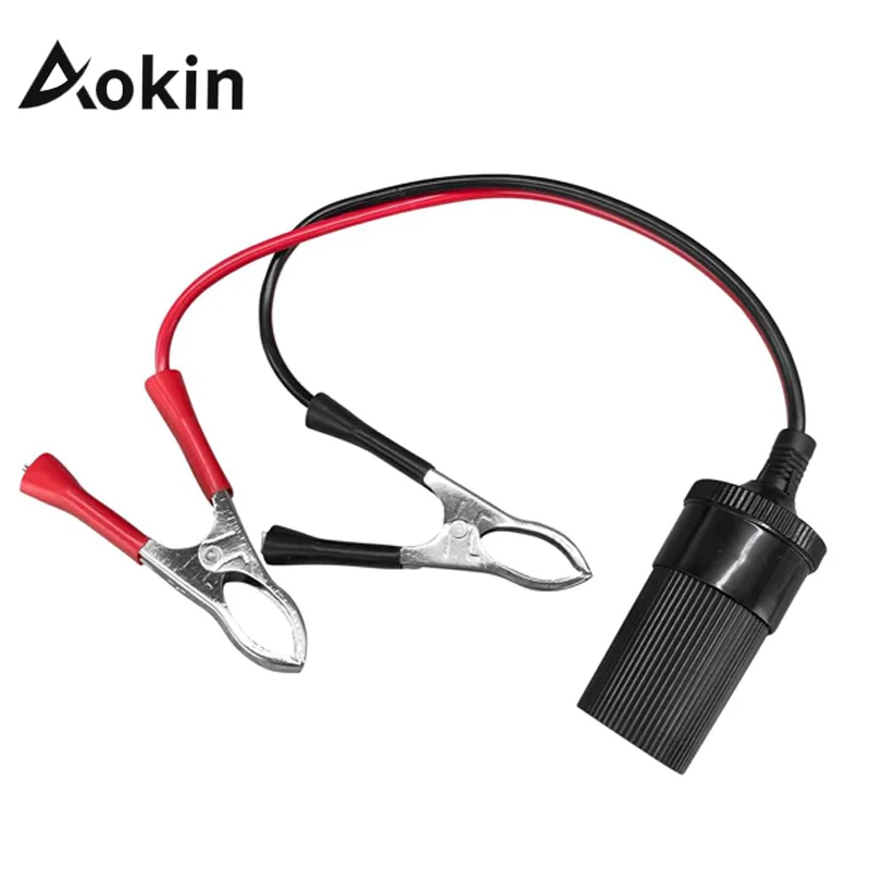 12V Auto Batterij Terminal Klem Vrouwelijke Batterijen Socket Plug Sigarettenaansteker Adapter Vrachtwagen Trailer Motorfiets Accessoires