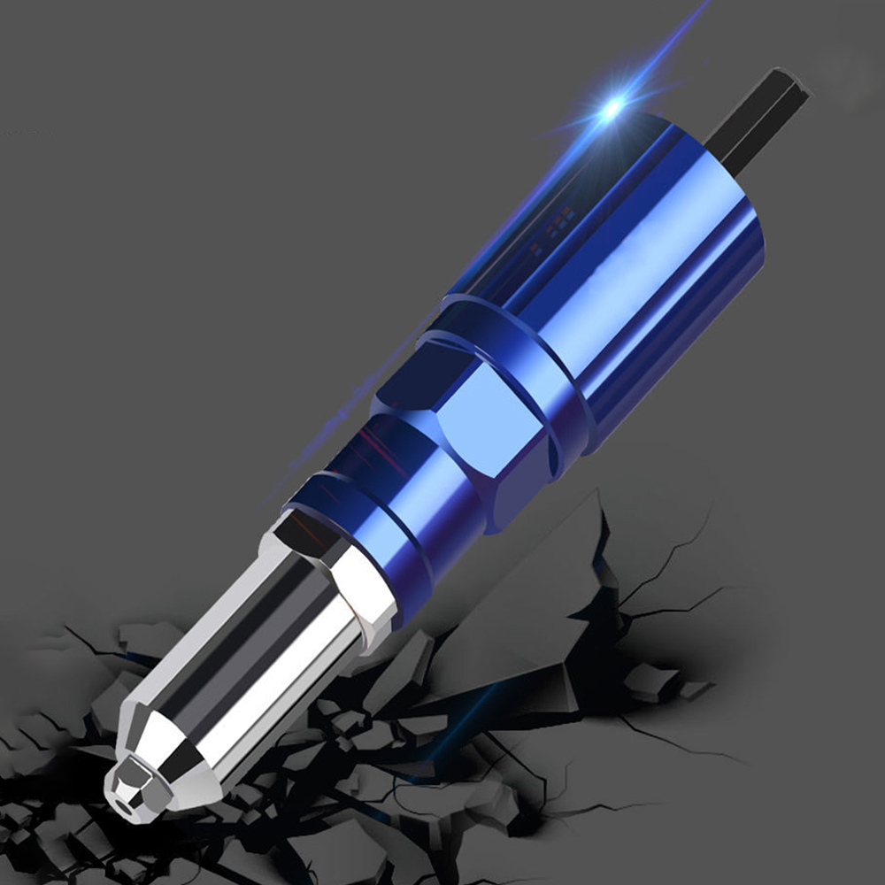 Elektryczny nitun 2.4mm-4.8mm zestaw adapterów pistolet nitowy wtyk do nitów nakrętka typu Insert nitów akcesoria