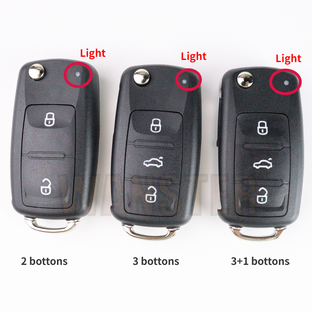 車のキーフォブケースシェルハウジング VW フォルクスワーゲン ティグアン ゴルフ トゥアレグ サジタル アマロック クラフター ポロ シュコダ MK6 パサート C ジェッタ ビートル用