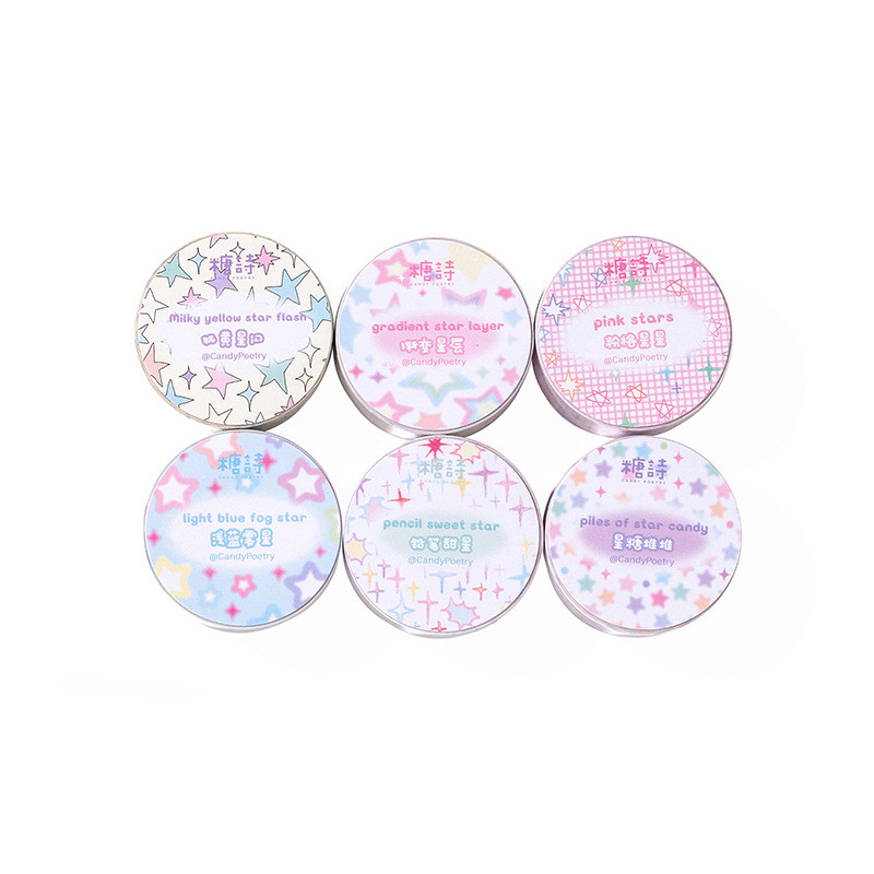 별을 잡아 Washi 테이프 자체 접착 장식 마스킹 테이프 장식 저널을위한 스티커 테이프 스크랩북 기획자 DIY 공예