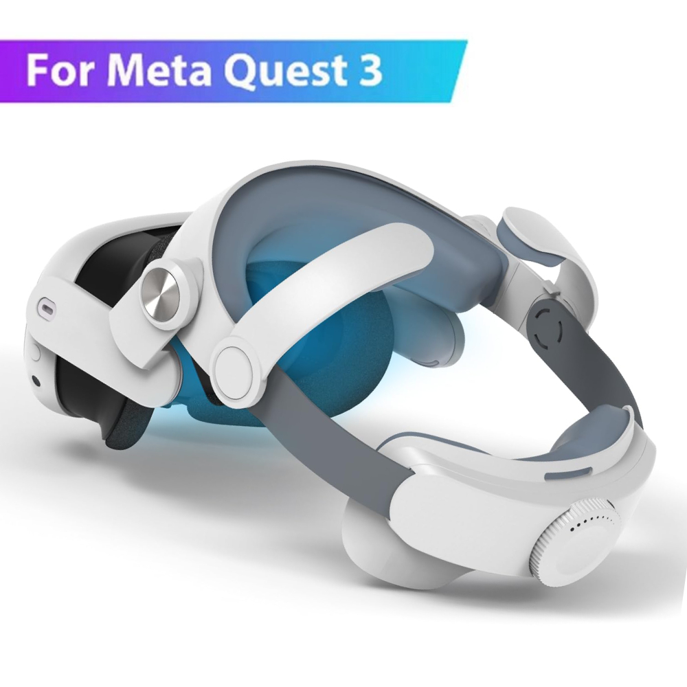 Austauschbarer Elite-Gurt für das VR-Headset von Meta Quest 3, verbessert den Komfort, verstellbarer Kopfgurt für Meta Quest 3-Zubehör-Helm