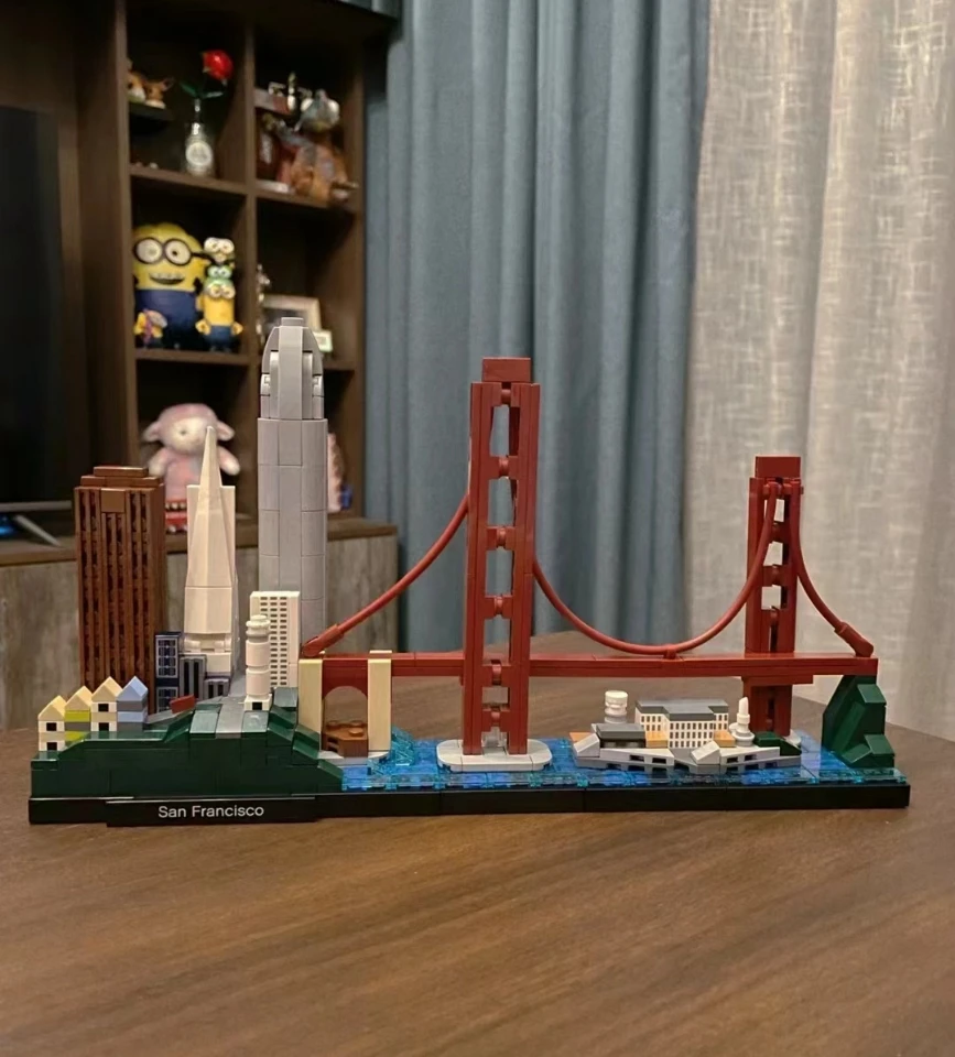 New York London Pairs Dubai Lanmark City Skyline Building Blocks 21052 21044  21028  21034 21032 21027 Construction Bricks Set