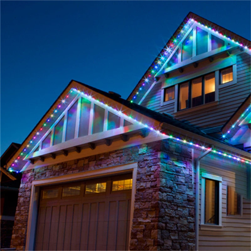1 PC พลังงานแสงอาทิตย์ LED String Light 50LED หลอดเชือก String ไฟ 8 โหมดกันน้ํากลางแจ้งหลอดพลังงานแสงอาทิตย์รั้วไฟสําหรับตกแต่งบ้าน