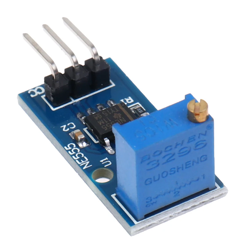 1pc 5V-12V NE555 Frequenz Einstellbar Puls Generator Modul NE555 Chip 3*1,5 cm Neue
