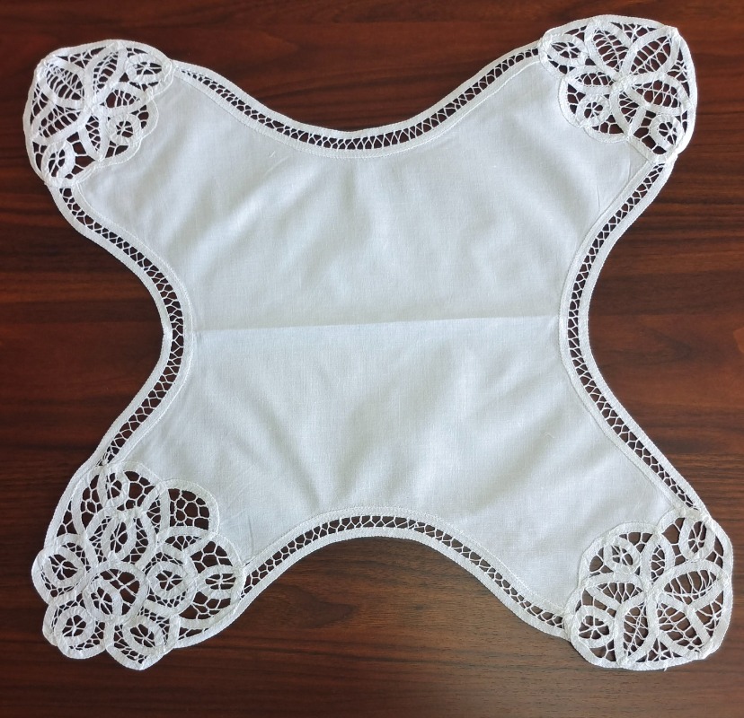 2 шт., белая хлопковая лоскутная вышивка ручной работы 45*45 см, корзина для хлеба, подкладка для теста, салфетки для одежды, носовой платок