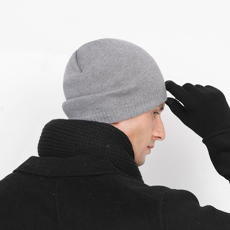 Men's Beanie Hats, Cold Hats, Ice Hats, Outdoor Warm Knit Hats, High Elastic Velvet Soft Hats