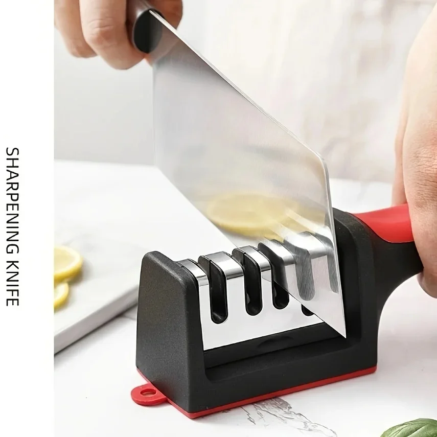 A Multifunctional Handheld Tool Sharpener，with Removable Grinding Head - Durable Plastic，Manual Operation