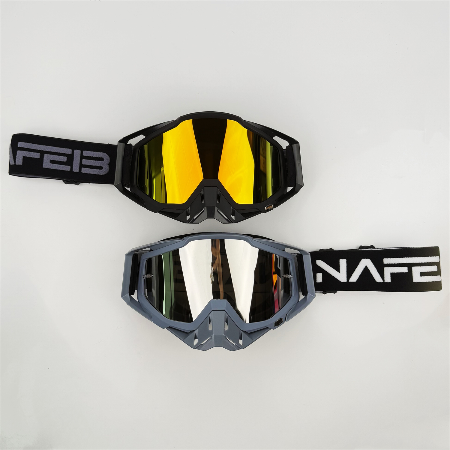 Occhiali/occhiali da motocross per moto NAFEIB: occhiali antivento e resistenti agli urti per avventure di guida MTB, ATV e fuoristrada.