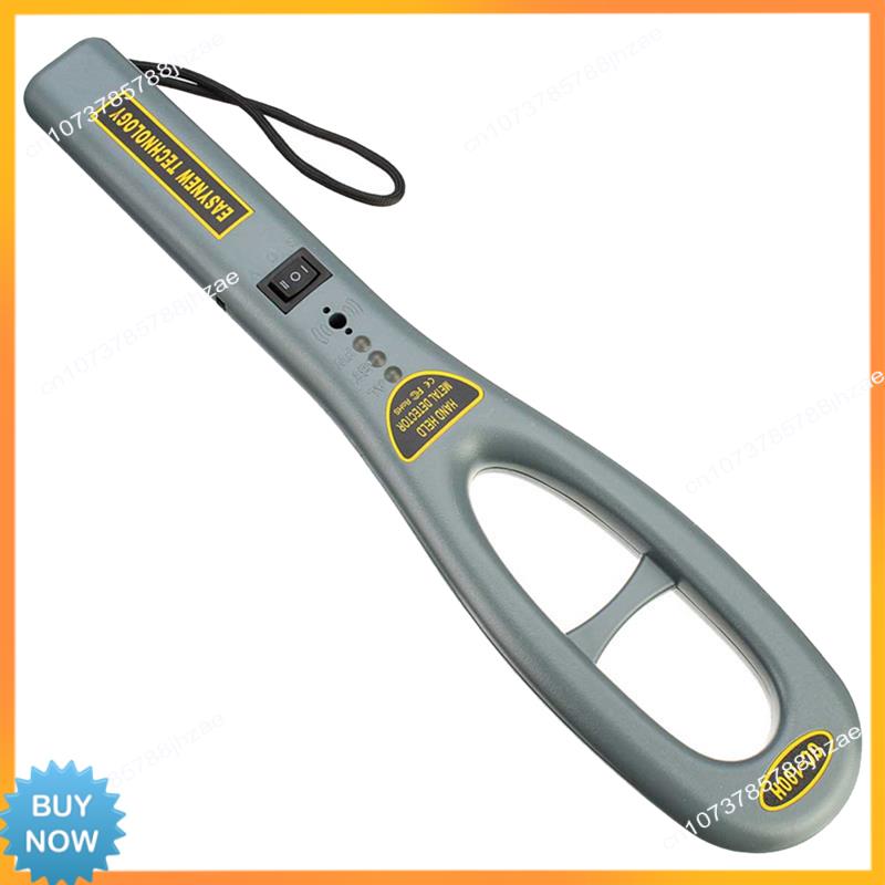 A10R 1 Piece GC101H Portable Handheld Metal Detector Metal Detector Super Scan Light Counter Grey