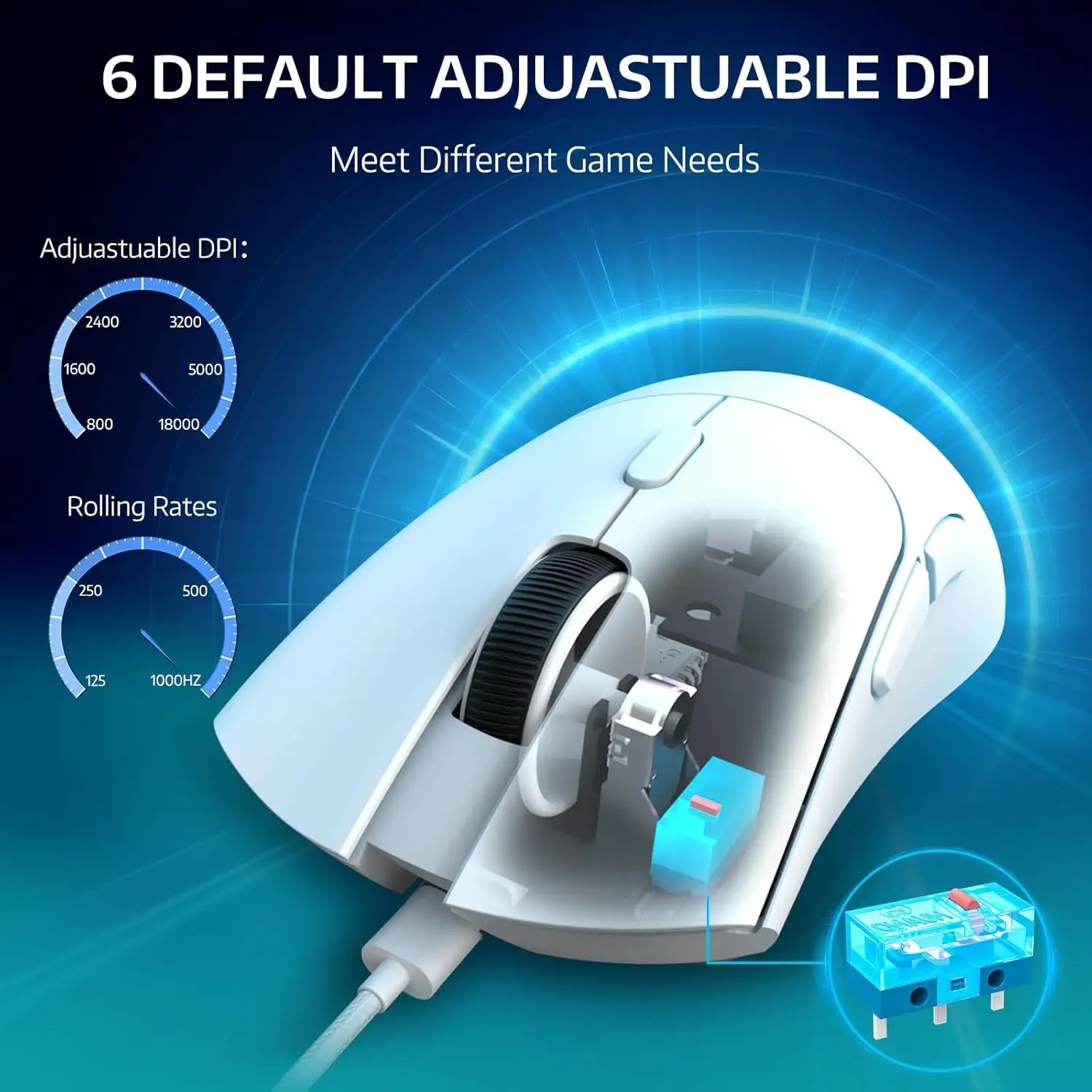 MAMBASNAKE x ATTACK SHARK R1 59g SUPERLIGHT Mouse, PixArt PAW3311 Gaming Sensor, BT/2.4G Wireless/Wired Gaming Mouse