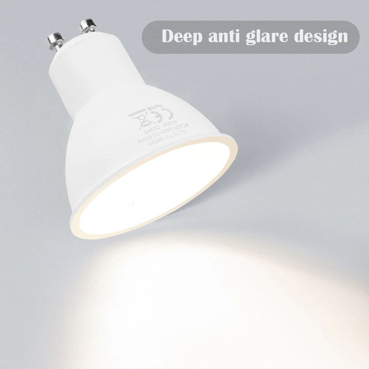 6PCS/LOT LED spot light GU10 AC220V AC100V-240V  LED energy saving bulb 3W 5W 6W 7W 8W You can replace the 50W halogen lamp
