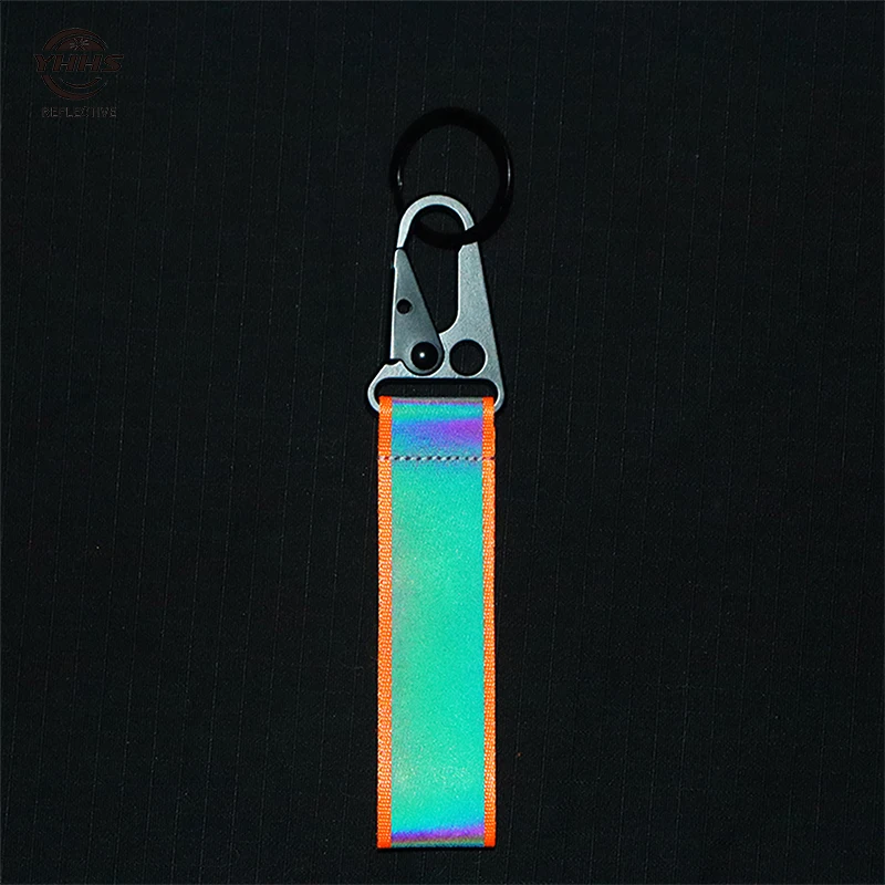 Khả Năng Hiển Thị Cao Phản Quang KeychainsTraffic An Toàn Bút Phản Quang Mặt Dây Chuyền Cho Ban Đêm Đi Xe Đạp Túi Phụ Kiện Ô Tô Keyrings 10Cm