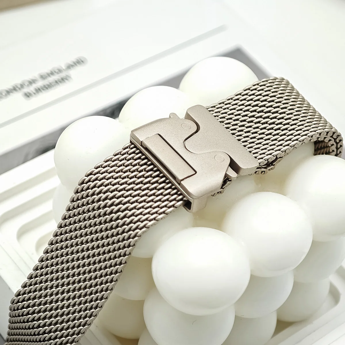 Milanese Loop สําหรับ Apple Watch10 Band Ultra2 49 มม.46 มม.45 มม.44 มม.42 มม.เข็มขัดสแตนเลสสําหรับ iWatch Series 10 9 8 7 6 5 4