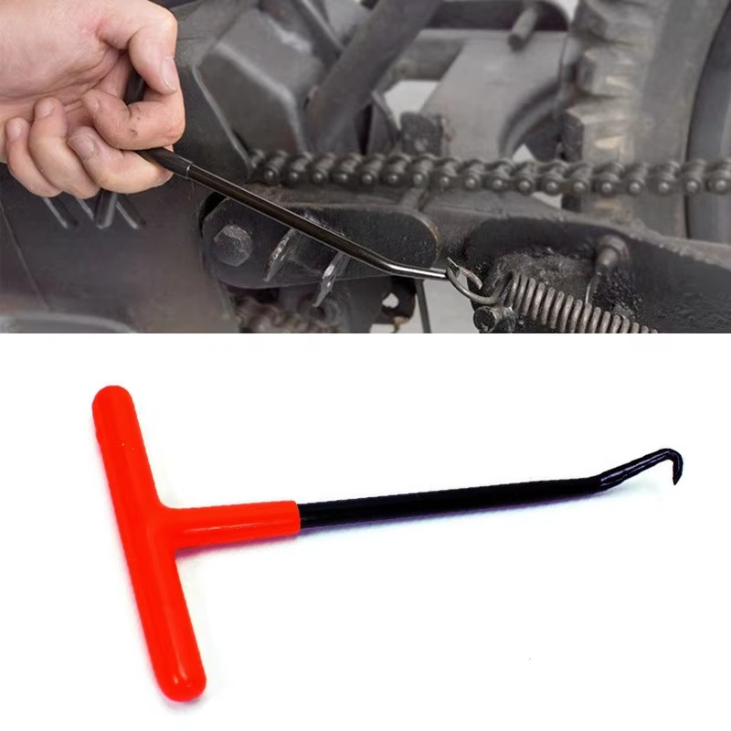 Motorcycle Exhaust Spring Hook T Shaped Handle Exhaust Pipe Spring Wrench Puller Installer Hooks Tool