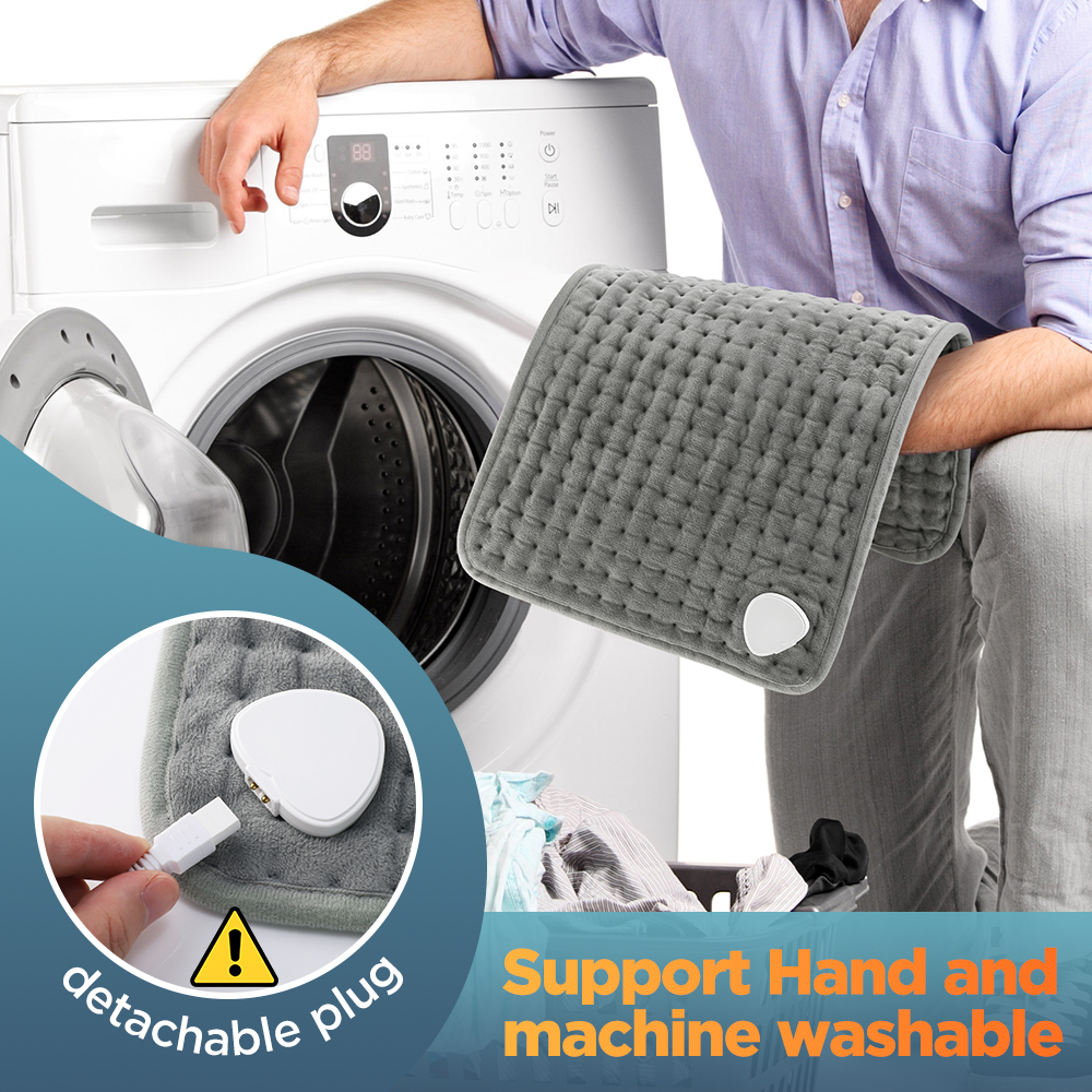 30x60cm cobertor elétrico 9 níveis almofada de compressa quente para pernas costas mãos mais quentes ajuste temperatura aquecimento rápido esteira térmica