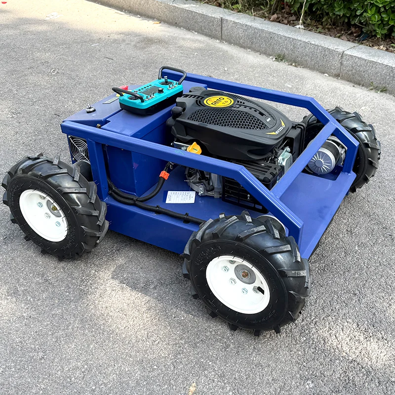 Maßgeschneiderter, höhenverstellbarer, automatischer Grasschneider mit Nullwendigkeit, Roboter-Rasenmäher mit Fernbedienung für den Garten
