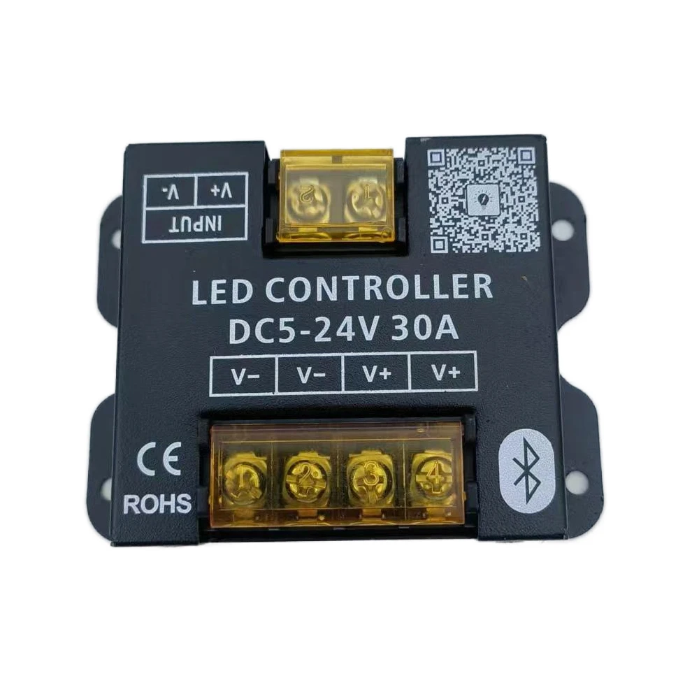 DC12-24V 30A 360W App per telefono cellulare Connessione Bluetooth Controller per strisce LED dimmer con RF Touch Uso remoto per luce LED
