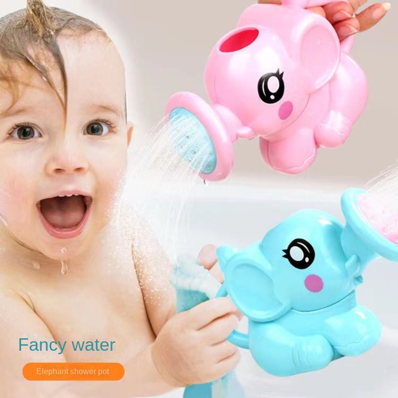 Bad Spielzeug Kunststoff Wasserkocher Bad Dusche Werkzeug Baby Badezimmer Spielzeug Elefant Gießkanne Bad Spielzeug für Kinder Sommer Bad Sprinkler