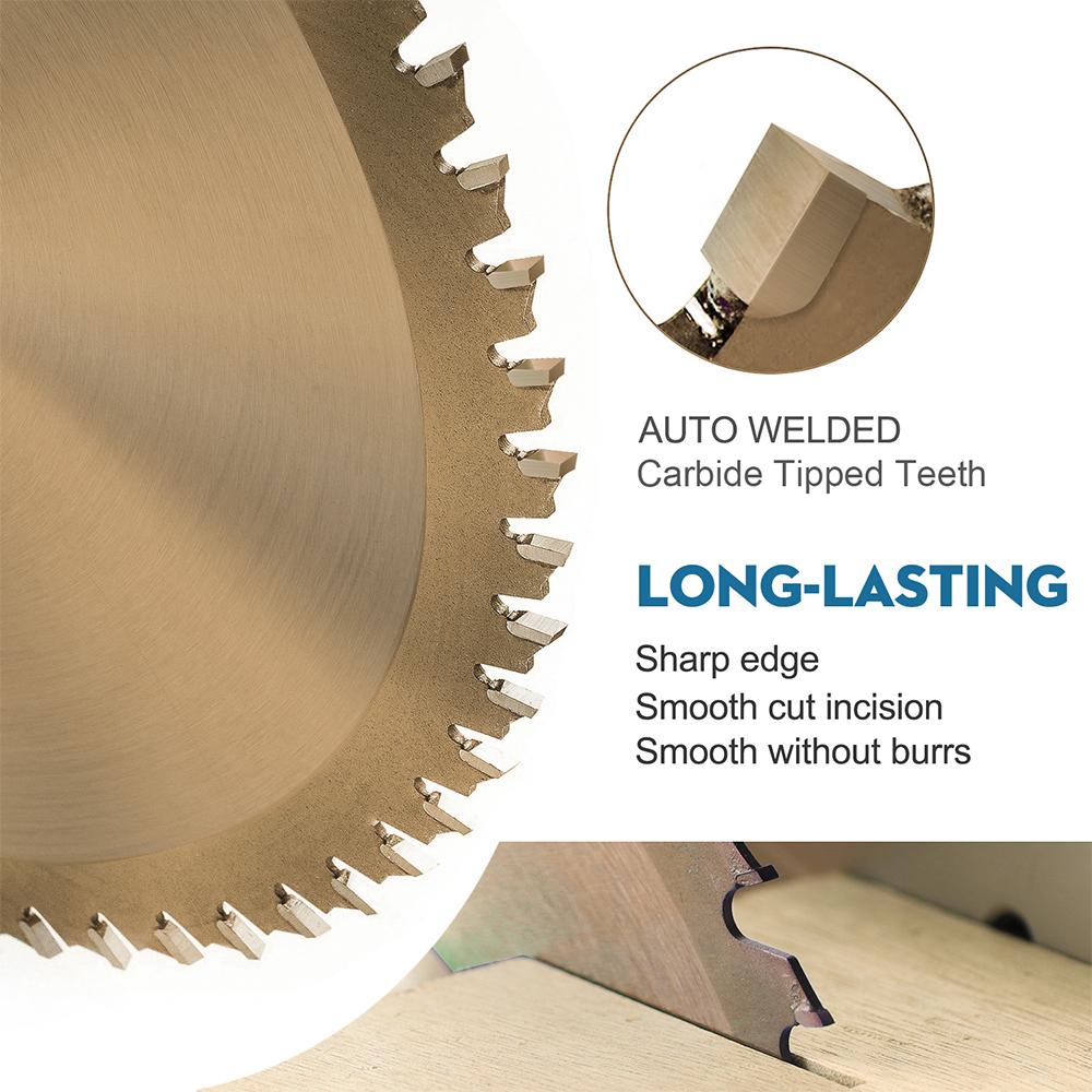 1pc 85x1 0/15mm lâmina de serra circular para madeira ticn revestido tct lâmina de serra 24t/30t/36t disco de corte discos de roda para trabalhar madeira disco de serra