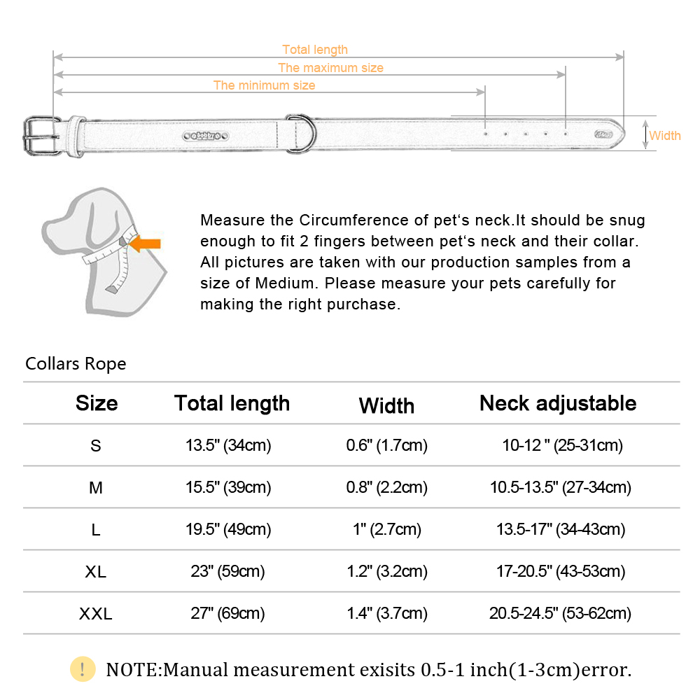 Vòng Cổ Cho Chó Cá Tính Tùy Chỉnh Da Cổ Chó Tên ID Thẻ Nhỏ Trung Bình Lớn Chó Pitbull Bulldog "Beagle" Correa Perro