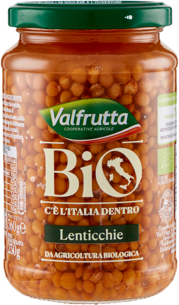 Italienische Bio-Linsen 360g - Valfrutta