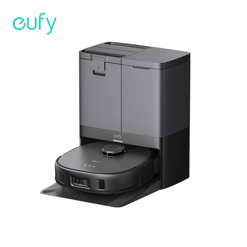 Робот-вакуумная швабра eufy X10 Pro Omni с всасыванием 8000 Па, двойные швабры с автоматическим подъемом для обнаружения ковров 12 мм