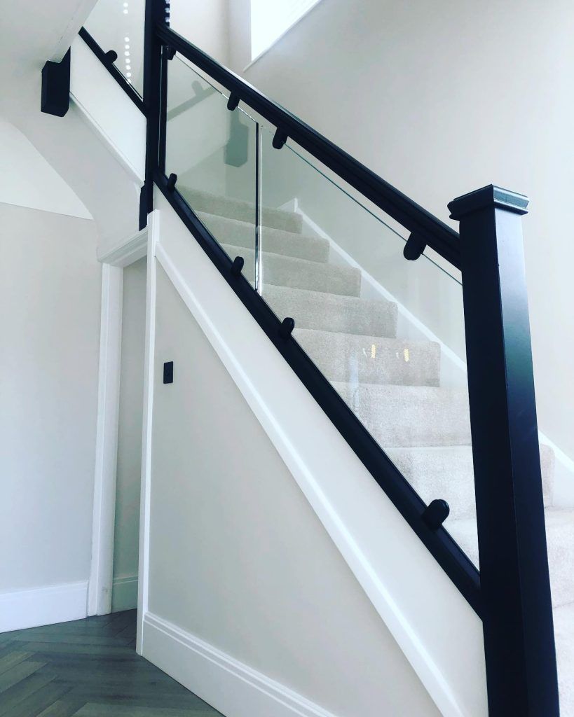 High Quality Modern Terrace Railings Design Glass Balustrade Frameless Railing Balcony with Glass Stainless Steel Handrails
