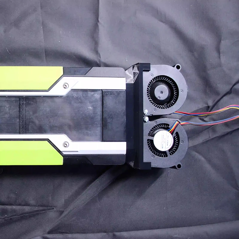 Вентилятор радиатора, 1 шт., подходит для Nvidia Tesla K80 K20 K40 M60, U-образный турбовентилятор для видеокарты