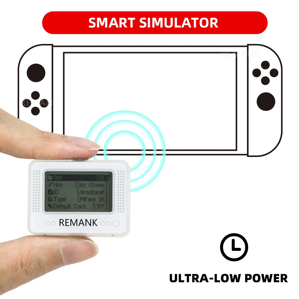 REMANCO Per Allmiiboo NFC Modulare Simulatore Intelligente Emulatore Bluetooth Scrittore Universale Per Interruttore/SW2/Wiiu/3DS Accessorio