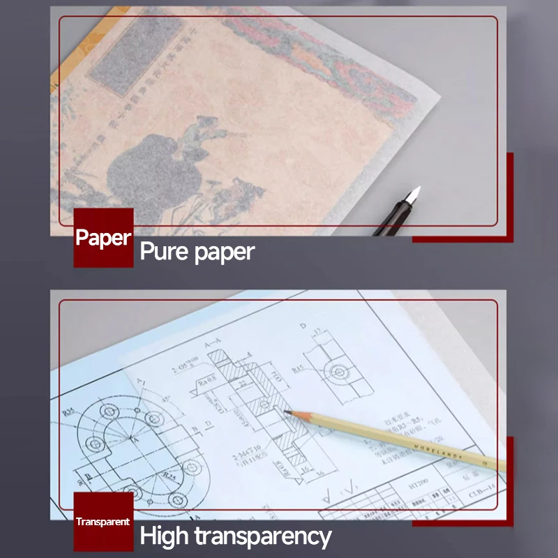 Angel Mark Translucent Copying Paper Copy Paper 16K/A4/A5 For Drawing Calligraphy Craft Writing Sketching Painting Art Supplies
