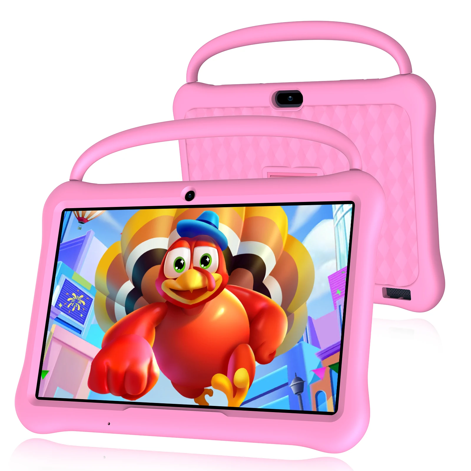 PRITOM Android 13 Tablet for Kids 10 inch Octa-Core, 64GB RAM 1TB TF Card Expandable, Parental Control, Dual Camera, WiFi