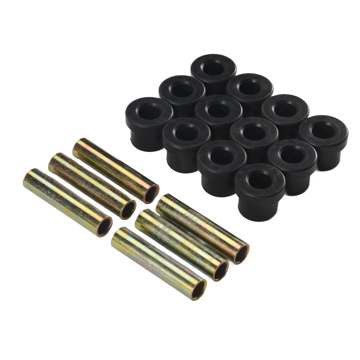 BABQ 1 Set Rear Leaf Spring for Club Car DS Gas Electric Golf Cart Bushing and Sleeve Kit, 1015583 1012303 1992 Up